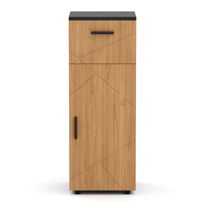 Badezimmerschrank AQUALIA 30 x 30 x 81 cm braun/schwarz