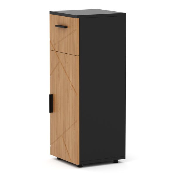 Badezimmerschrank AQUALIA 30 x 30 x 81 cm braun/schwarz