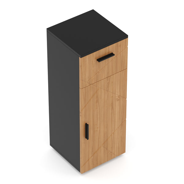 Badezimmerschrank AQUALIA 30 x 30 x 81 cm braun/schwarz