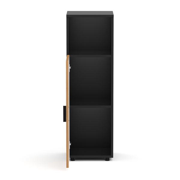 Badezimmerschrank AQUALIA 30 x 30 x 95 cm braun/schwarz