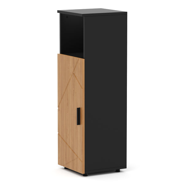 Badezimmerschrank AQUALIA 30 x 30 x 95 cm braun/schwarz