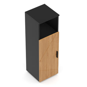 Badezimmerschrank AQUALIA 30 x 30 x 95 cm braun/schwarz