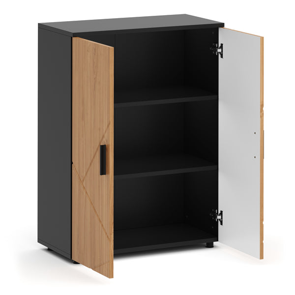 Badezimmerschrank AQUALIA 60 x 30 x 81 cm braun/schwarz
