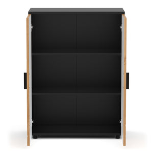Badezimmerschrank AQUALIA 60 x 30 x 81 cm braun/schwarz