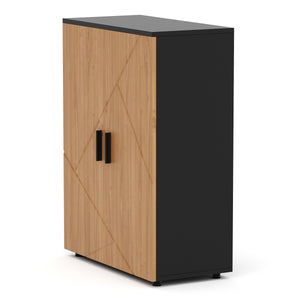 Badezimmerschrank AQUALIA 60 x 30 x 81 cm braun/schwarz