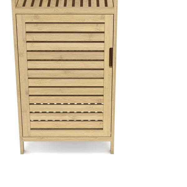 Badezimmerschrank Bambus SANOVA 37 x 33 x 86 cm natur
