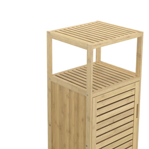 Badezimmerschrank Bambus SANOVA 37 x 33 x 86 cm natur