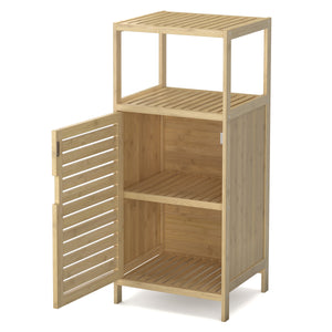 Badezimmerschrank Bambus SANOVA 37 x 33 x 86 cm natur