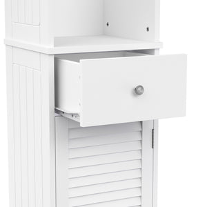 Badezimmerschrank FONTANA 32 x 30 x 170 cm weiss