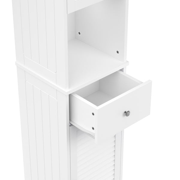 Badezimmerschrank FONTANA 32 x 30 x 170 cm weiss
