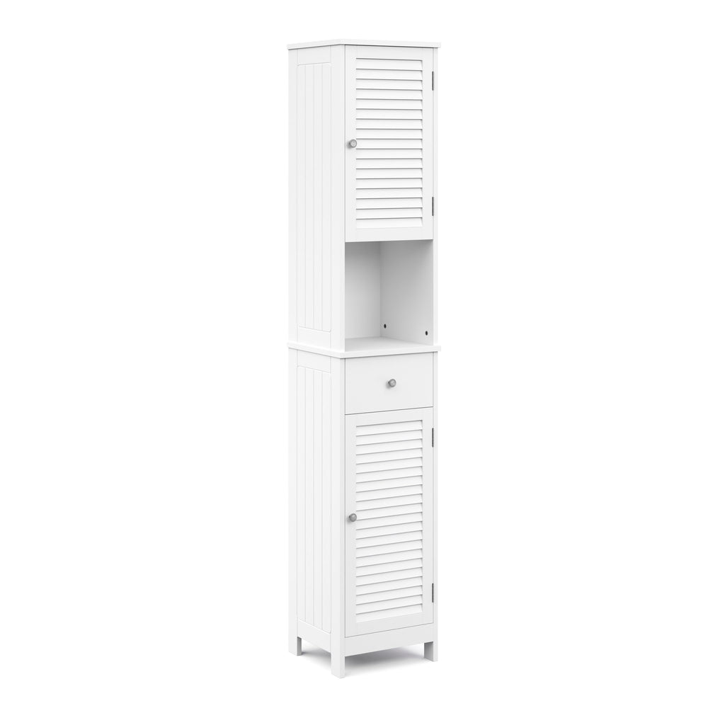Meuble de salle de bain FONTANA 32 x 30 x 170 cm blanc