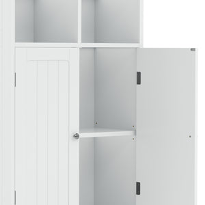 Badezimmerschrank FONTANA 60 x 30 x 148 cm weiss