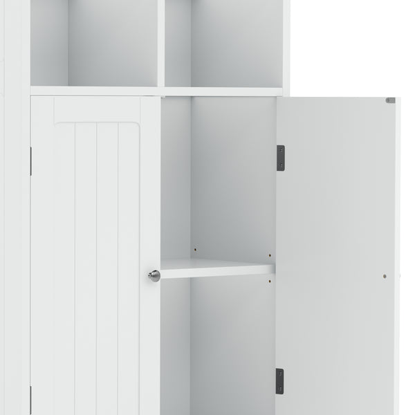 Badezimmerschrank FONTANA 60 x 30 x 148 cm weiss