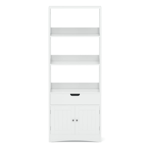Badezimmerregal FONTANA 60 x 33 x 154 cm weiss