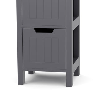 Badezimmerregal FORTUNA 30 x 30 x 144 cm anthrazit
