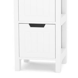 Badezimmerregal FORTUNA 30 x 30 x 144 cm weiss
