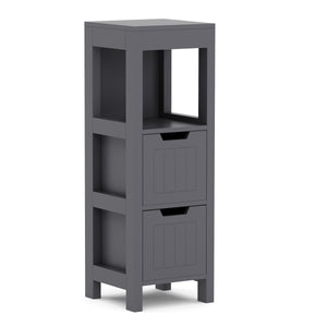 Badezimmerregal FORTUNA 30 x 30 x 89 cm anthrazit