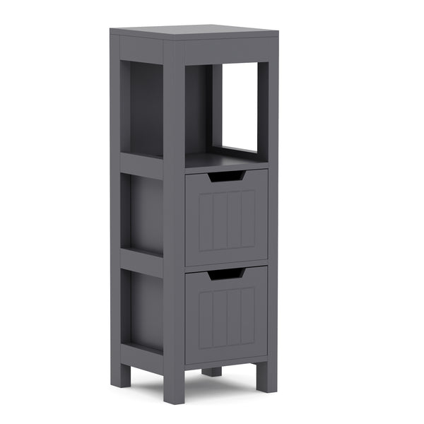 Badezimmerregal FORTUNA 30 x 30 x 89 cm anthrazit