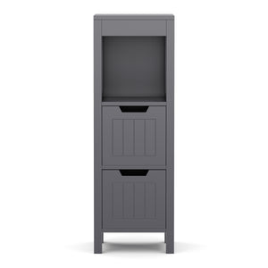 Badezimmerregal FORTUNA 30 x 30 x 89 cm anthrazit