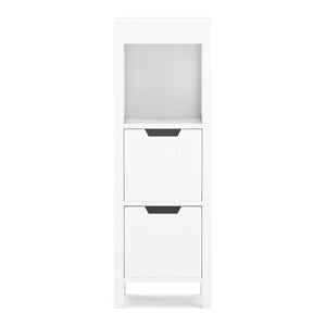 Badezimmerregal FORTUNA 30 x 30 x 89 cm weiss