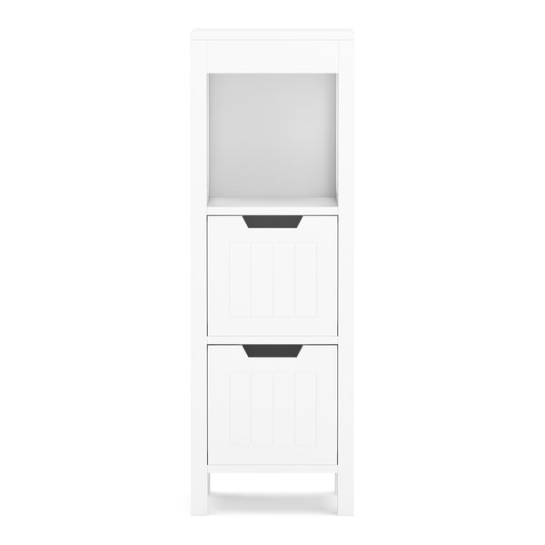 Badezimmerregal FORTUNA 30 x 30 x 89 cm weiss