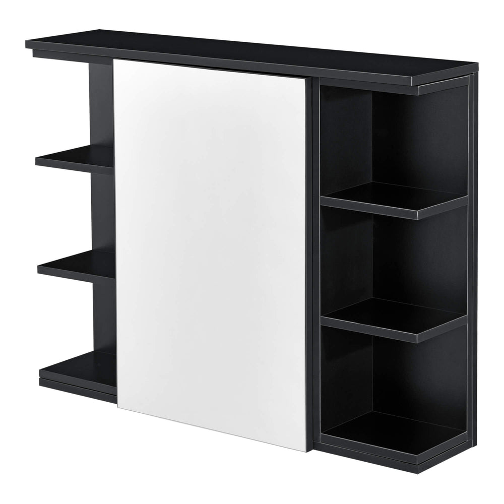 Mobiletto da bagno Harstad 64x80x20 cm nero 