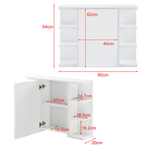 Mobile bagno Harstad 64x80x20 cm bianco 