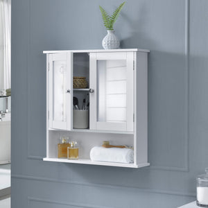 Mobile bagno Locust 58x56x13 cm Bianco 