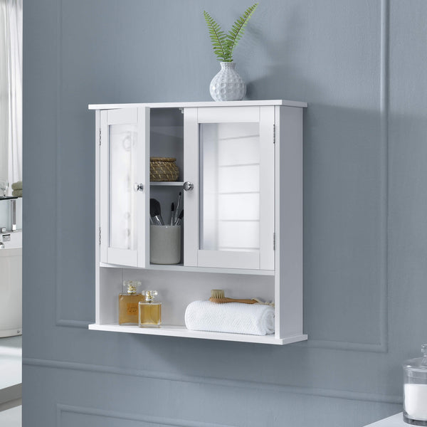 Mobile bagno Locust 58x56x13 cm Bianco 