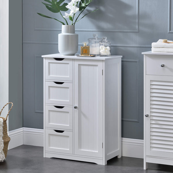Meuble de salle de bain Locust 81x55x30 cm Blanc 
