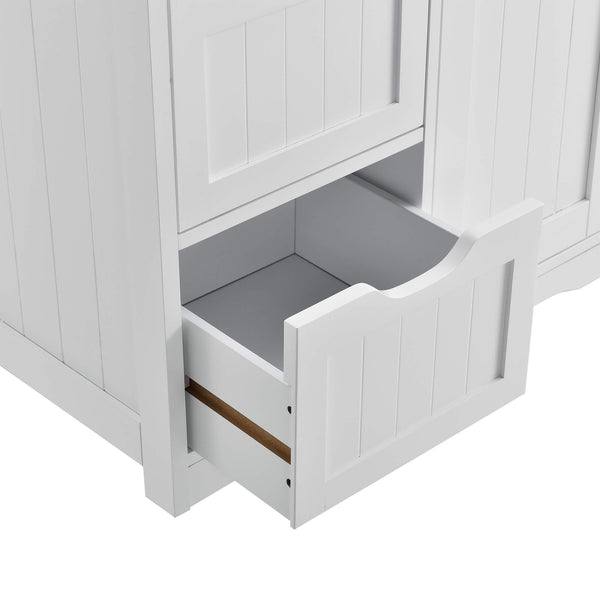 Meuble de salle de bain Locust 81x55x30 cm Blanc 