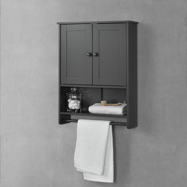 Mobile bagno Steyr 65x49x15 cm Grigio scuro MDF 