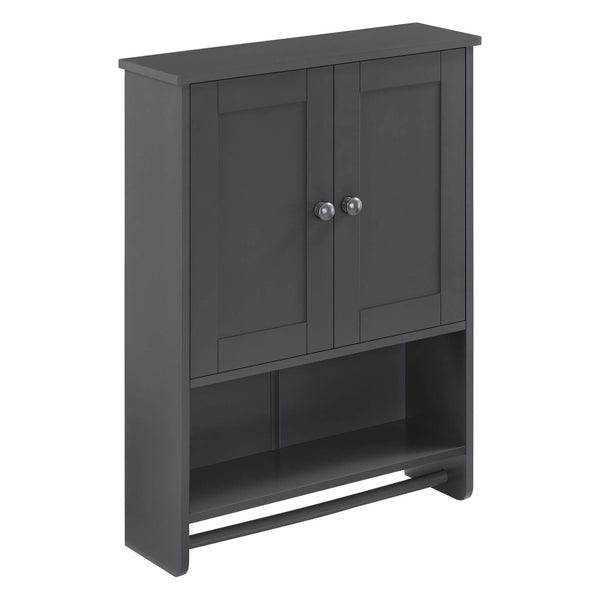Mobile bagno Steyr 65x49x15 cm Grigio scuro MDF 