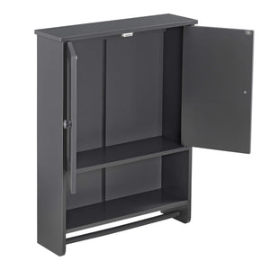Mobile bagno Steyr 65x49x15 cm Grigio scuro MDF 