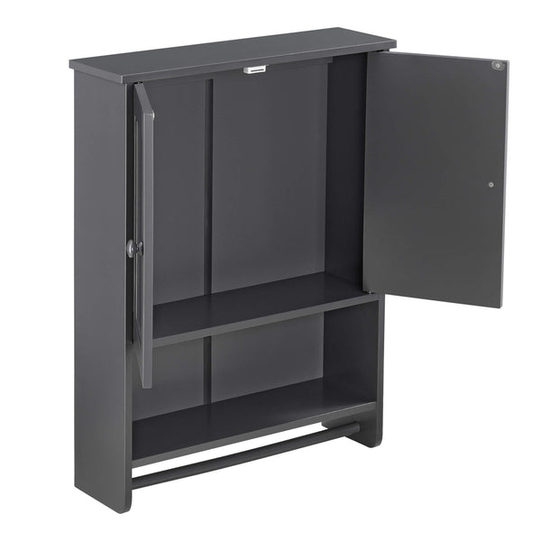 Mobile bagno Steyr 65x49x15 cm Grigio scuro MDF 