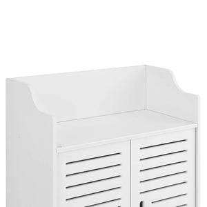 Badezimmerschrank Trosa 62x45x25 cm WPC Weiss