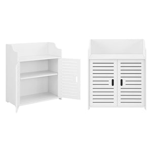 Meuble de salle de bain Trosa 72x60x32 cm WPC Blanc 