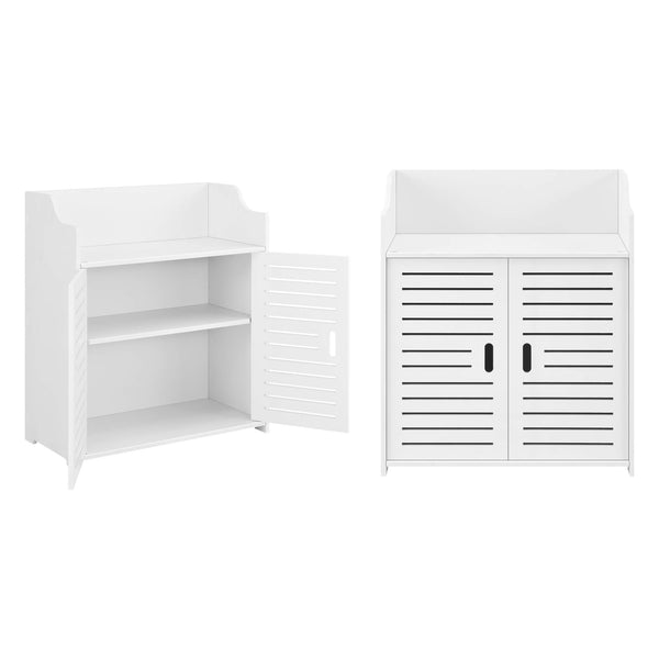 Meuble de salle de bain Trosa 72x60x32 cm WPC Blanc 