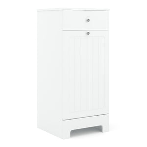 Wäscheschrank mit 1 Fach FONTANA 40 x 38 x 89 cm weiss