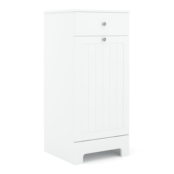 Wäscheschrank mit 1 Fach FONTANA 40 x 38 x 89 cm weiss