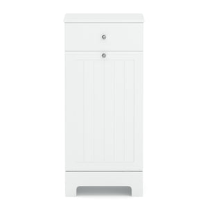 Wäscheschrank mit 1 Fach FONTANA 40 x 38 x 89 cm weiss