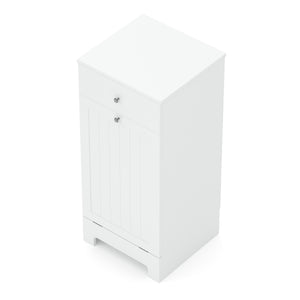Wäscheschrank mit 1 Fach FONTANA 40 x 38 x 89 cm weiss