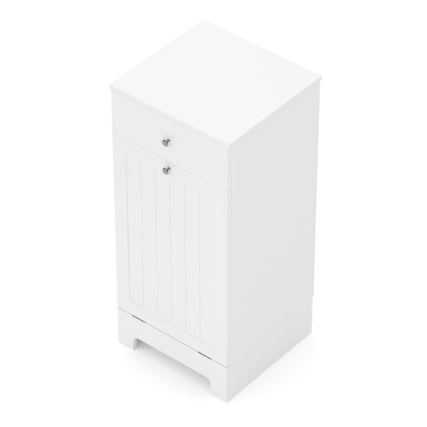 Wäscheschrank mit 1 Fach FONTANA 40 x 38 x 89 cm weiss