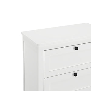 Badezimmerschrank mit 2 Körben 60 x 30 x 80 cm weiss
