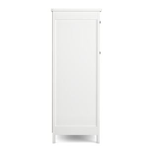Badezimmerschrank mit 2 Körben 60 x 30 x 80 cm weiss