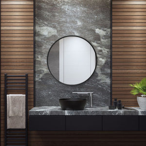 Specchio da parete Modugno, 50cm, nero