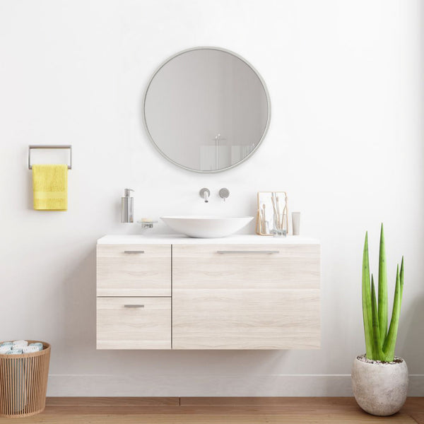 Specchio da parete Modugno 50cm Bianco