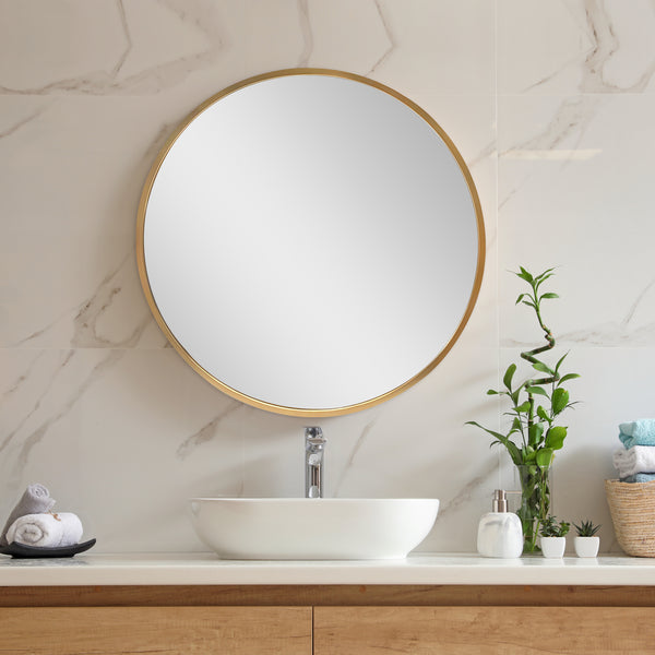 Specchio da parete Modugno 50cm Oro