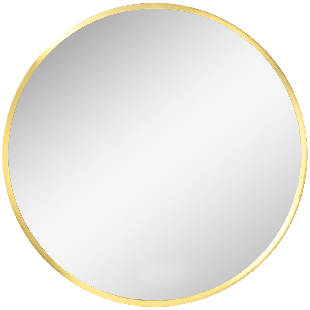 Bathroom mirror with LED light Ø50cm