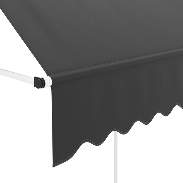 Balkonmarkise 200 x 120 cm anthrazit